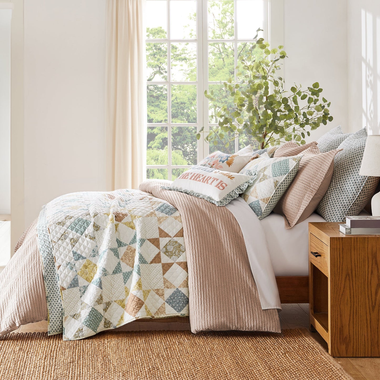 Cloud Waffle Comforter Set